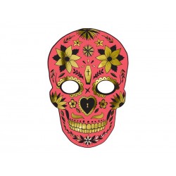 Maska papierowa Dia de Los Muertos meksykańska
