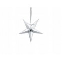 Gwiazda papierowa srebrna 70cm - 1