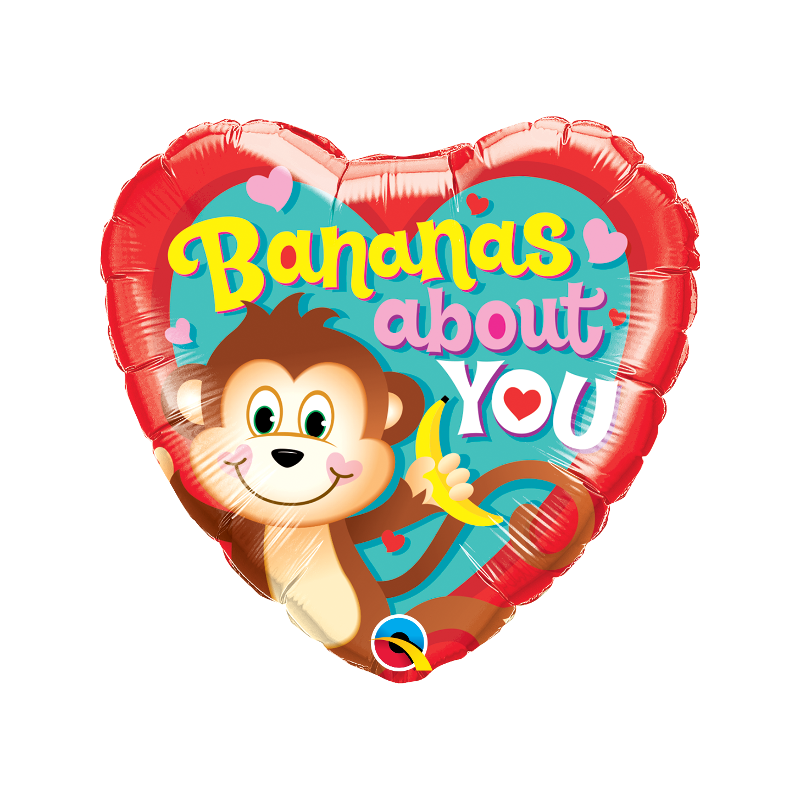 Balon foliowy 18 małpka Bananas about you - 1