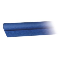 Obrus papierowy jednorazowy ciemnoniebieski długi - 1