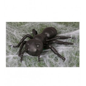 Sztuczna mrówka plastikowa dekoracja na halloween czarna 20cm - 1