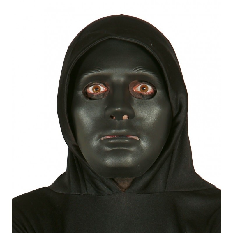 Czarna maska na całą twarz do stroju przebranie - 1