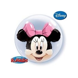 Balon 24 minnie mouse double bubble