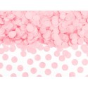 Konfetti kółka bibułowe jasny różowy pastelowe DIY - 1