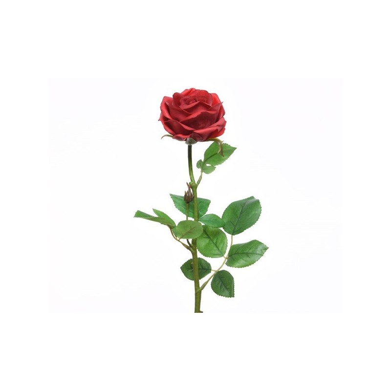 Róża gałązka czerwona 68cm - 1