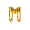 Balon foliowy litera M złota do napisów balonowych - 1