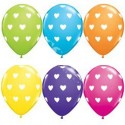 Balon 30 cm big hearts mix kolorów 50 szt - 1