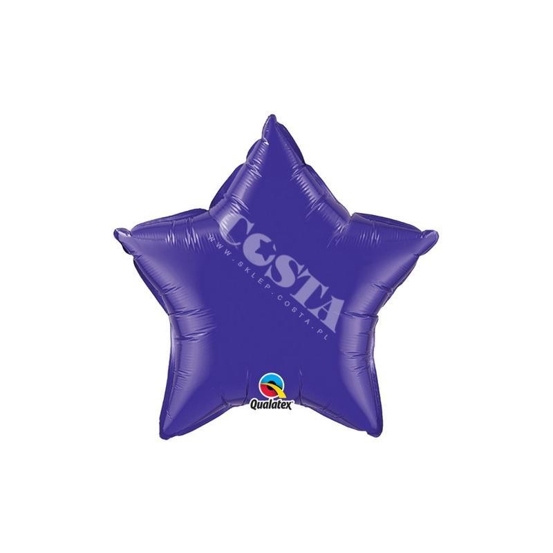 Balon foliowy 36 gwiazda fioletowa - 1