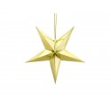 Gwiazda papierowa złota 45cm - 1