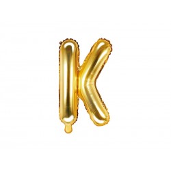 Balon foliowy litera K złota do napisów balonowych - 1