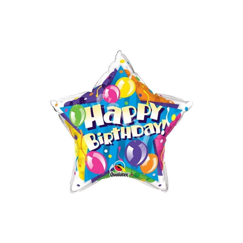 Balon foliowy Wszystkiego Najlepszego urodzinowy  - 1