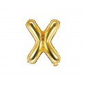 Balon foliowy litera X złota do napisów balonowych - 1