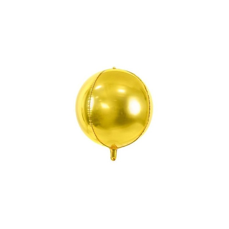 Balon foliowy 40cm orbz kula złota - 1