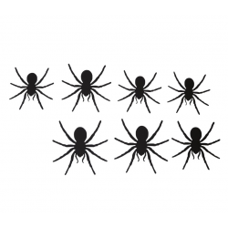 Sztuczne pająki ozdobne dekoracja na Halloween