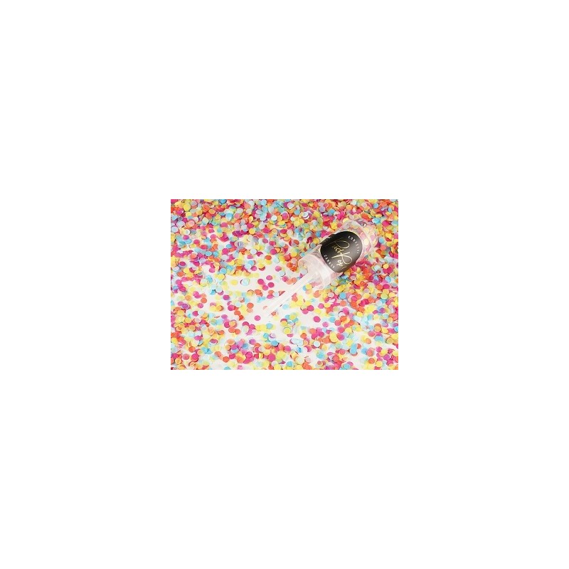 Konfetti okrągłe pastelowe dekoracja ozdoba kolor - 1