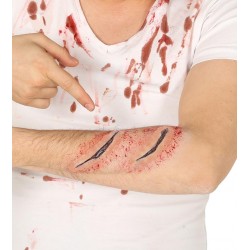 Sztuczne rany cięte krwawe przylepne halloween